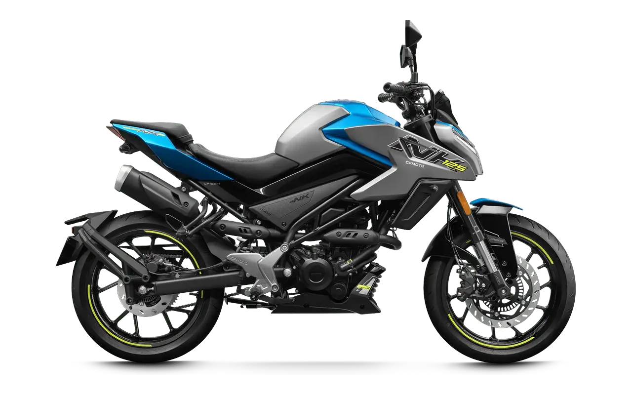 CFMOTO 125NK, coloris Bleu Zéphyr