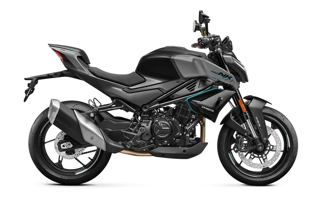 CFMOTO 450NK, coloris Noir Nébula