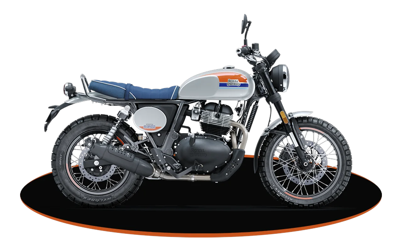Royal Enfield Bear 650, coloris Boardwalk White