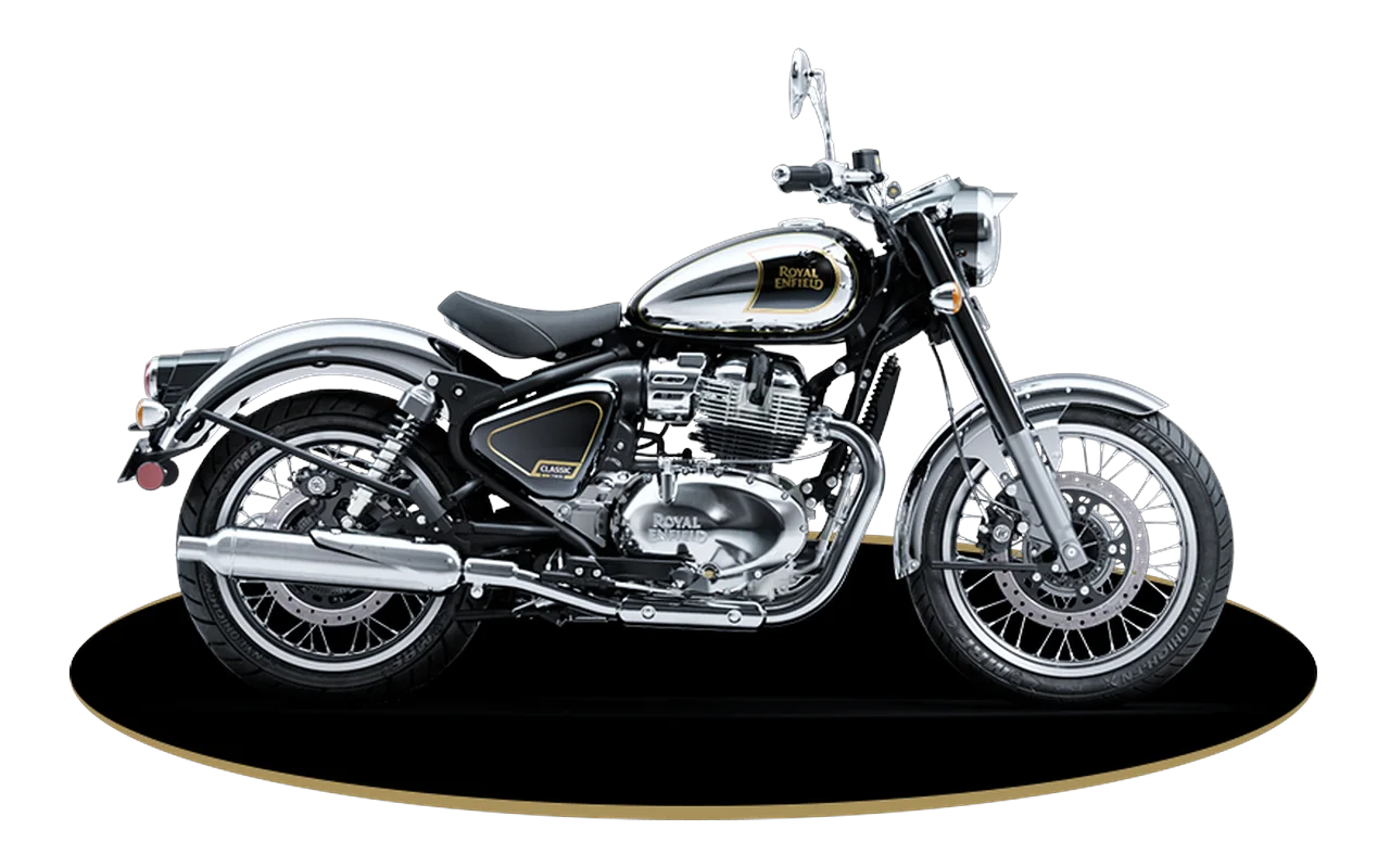 Royal Enfield Classic 650, coloris Black Chrome
