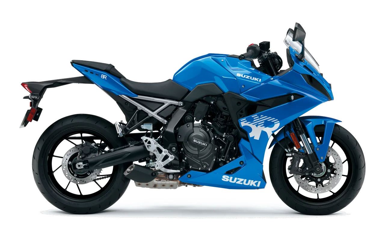 Suzuki GSX-8R, coloris Metallic Triton Blue