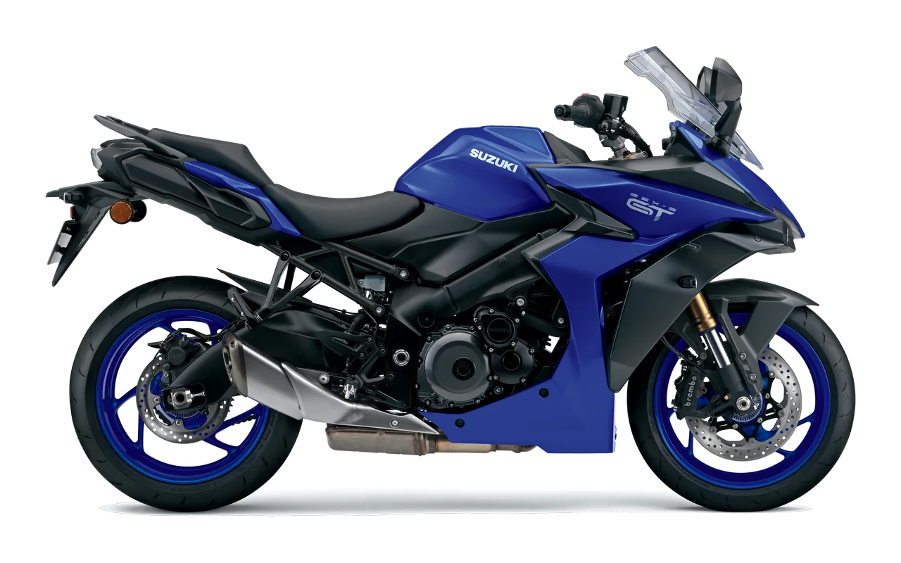 Suzuki GSX-S1000GT, coloris Pearl Vigor Blue