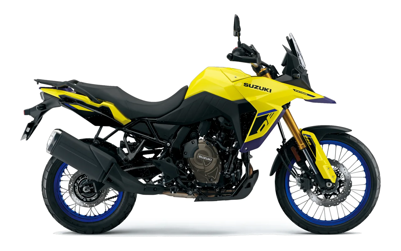Suzuki V-Strom 800DE, coloris Champion Yellow No.2