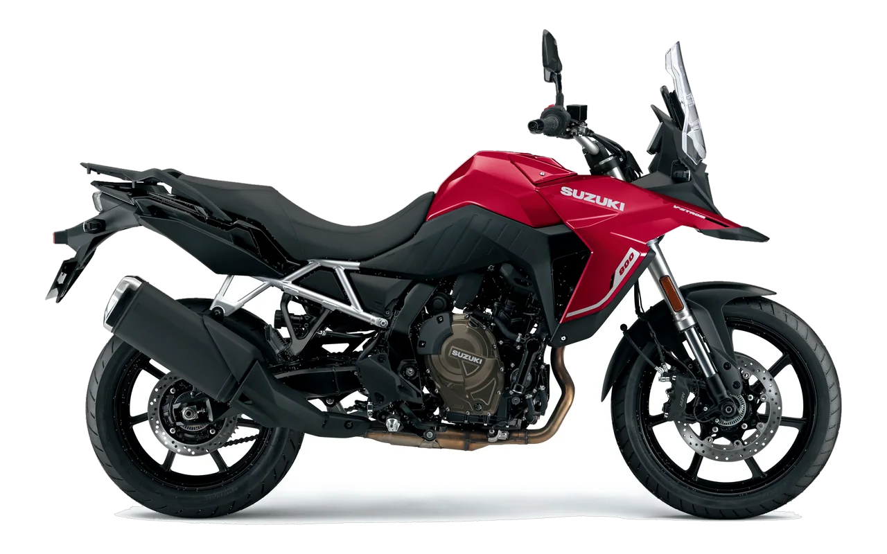 Suzuki V-Strom 800SE, coloris Candy Daring Red