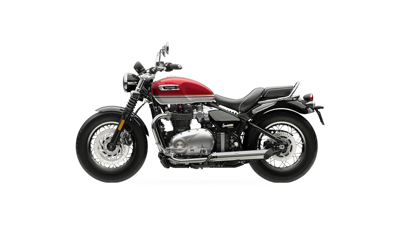 Triumph Bonneville Speedmaster, coloris Carnival red