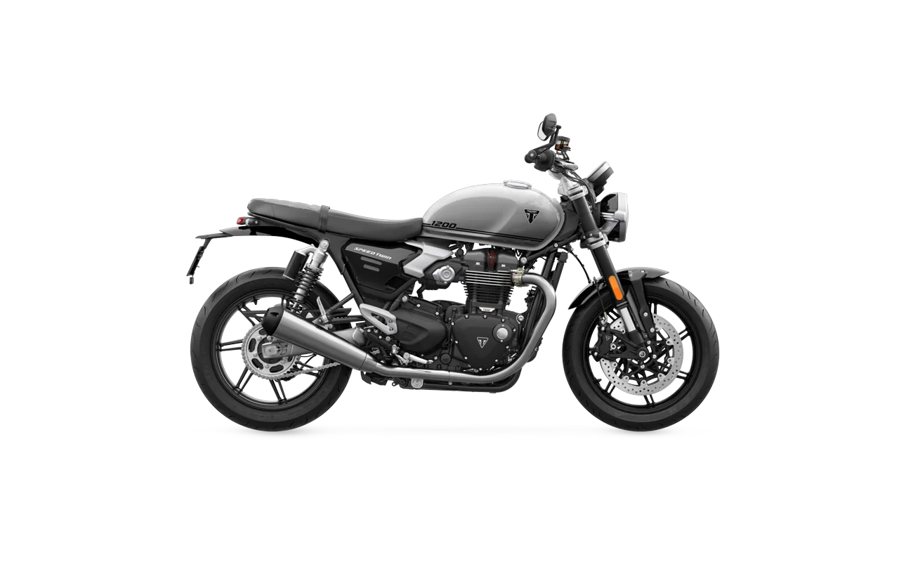 Triumph Speed Twin 1200, coloris Aluminium Silver