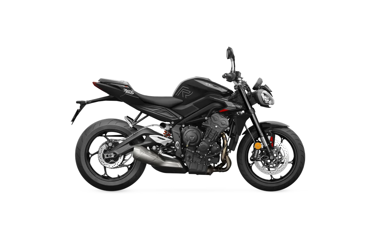 Triumph Street Triple 765, coloris Phantom Black