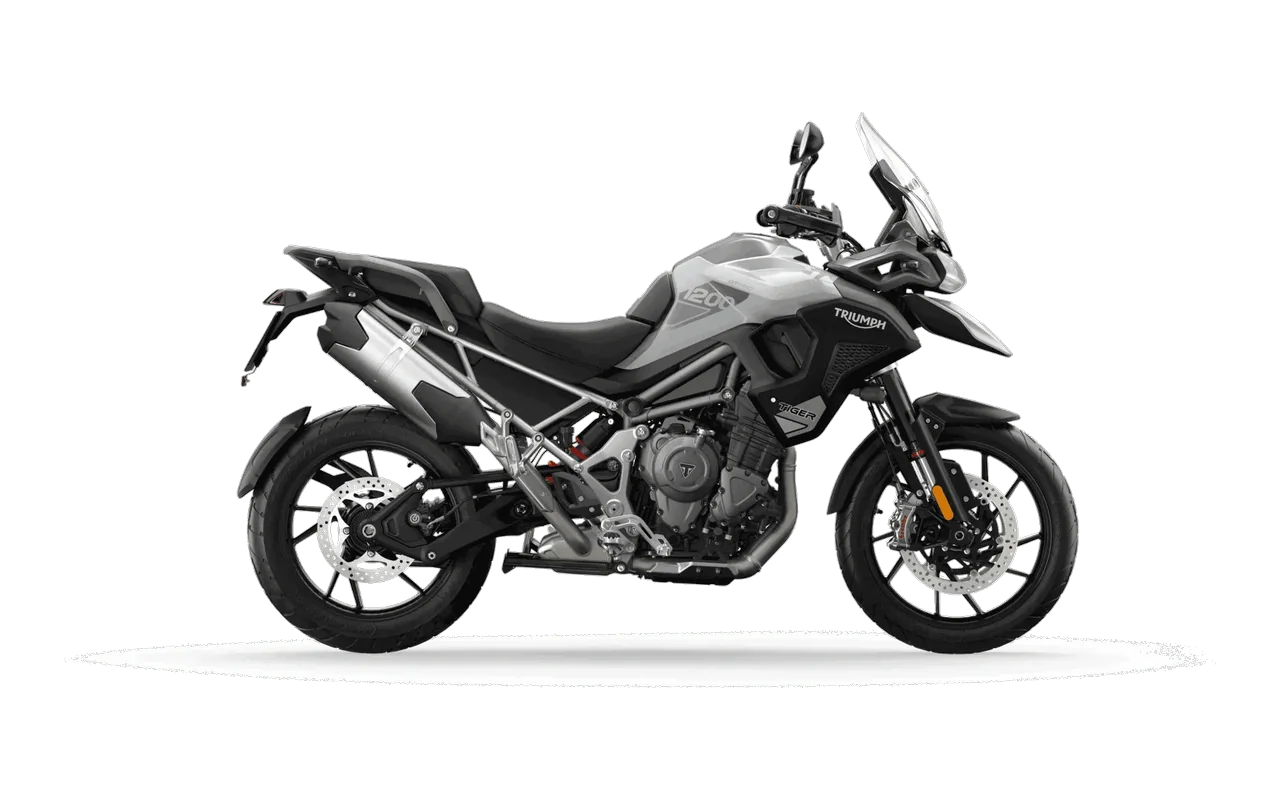 Triumph Tiger 1200, coloris snowdonia white
