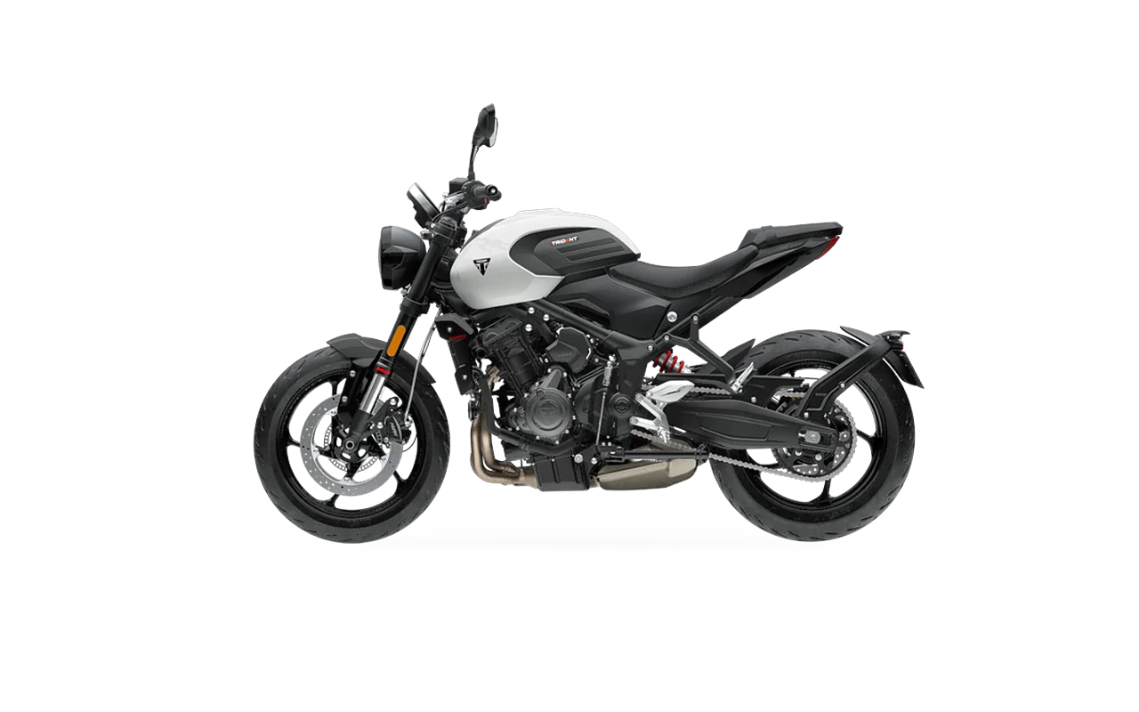 Triumph Trident 660, coloris Snowdonia white