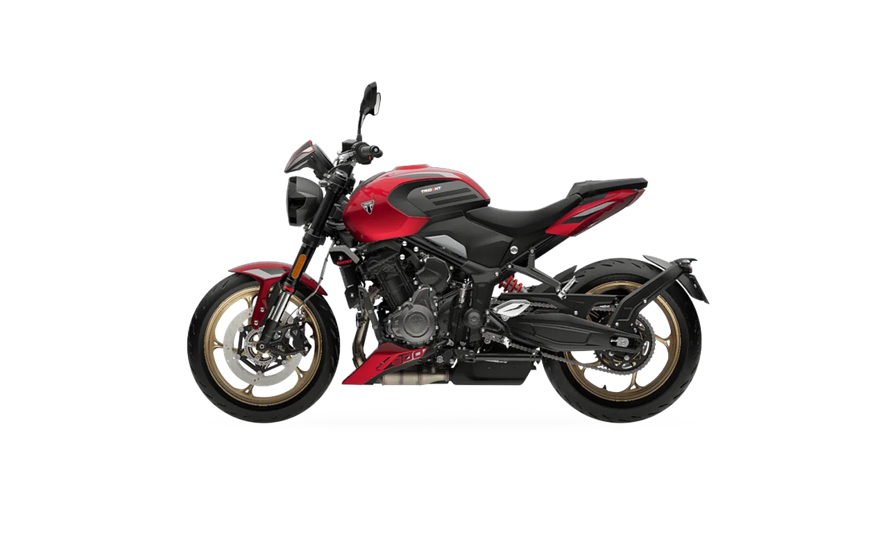 Triumph Trident 800, coloris Carnival red